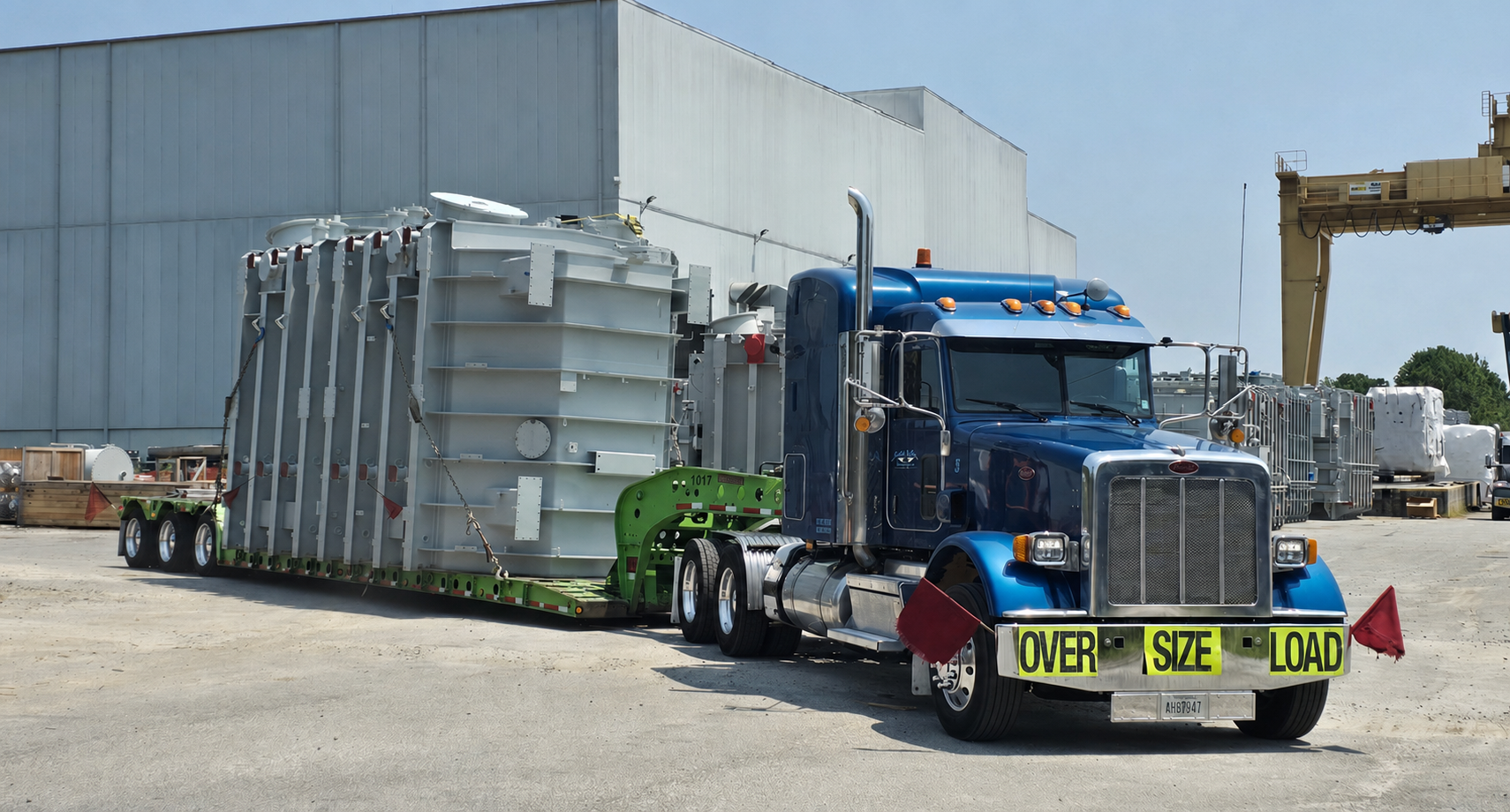Heavy equipment transportation project