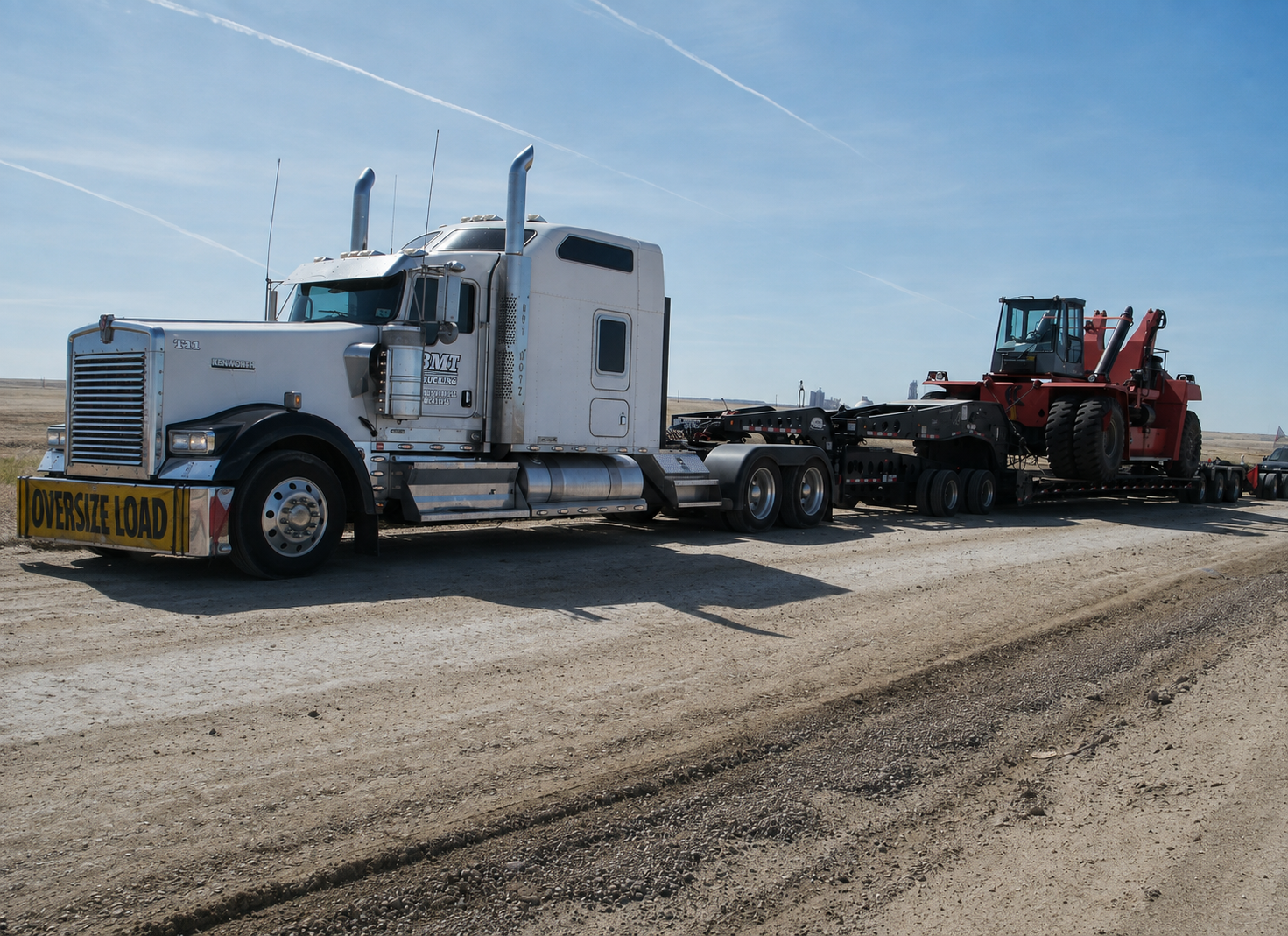 Heavy equipment haul project