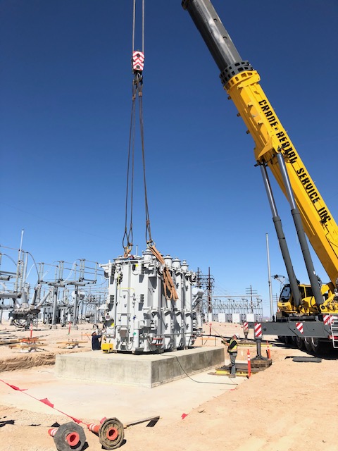 Transformer Placement & Crane Set